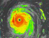 Hurricane Katrina in the Infrared Channel